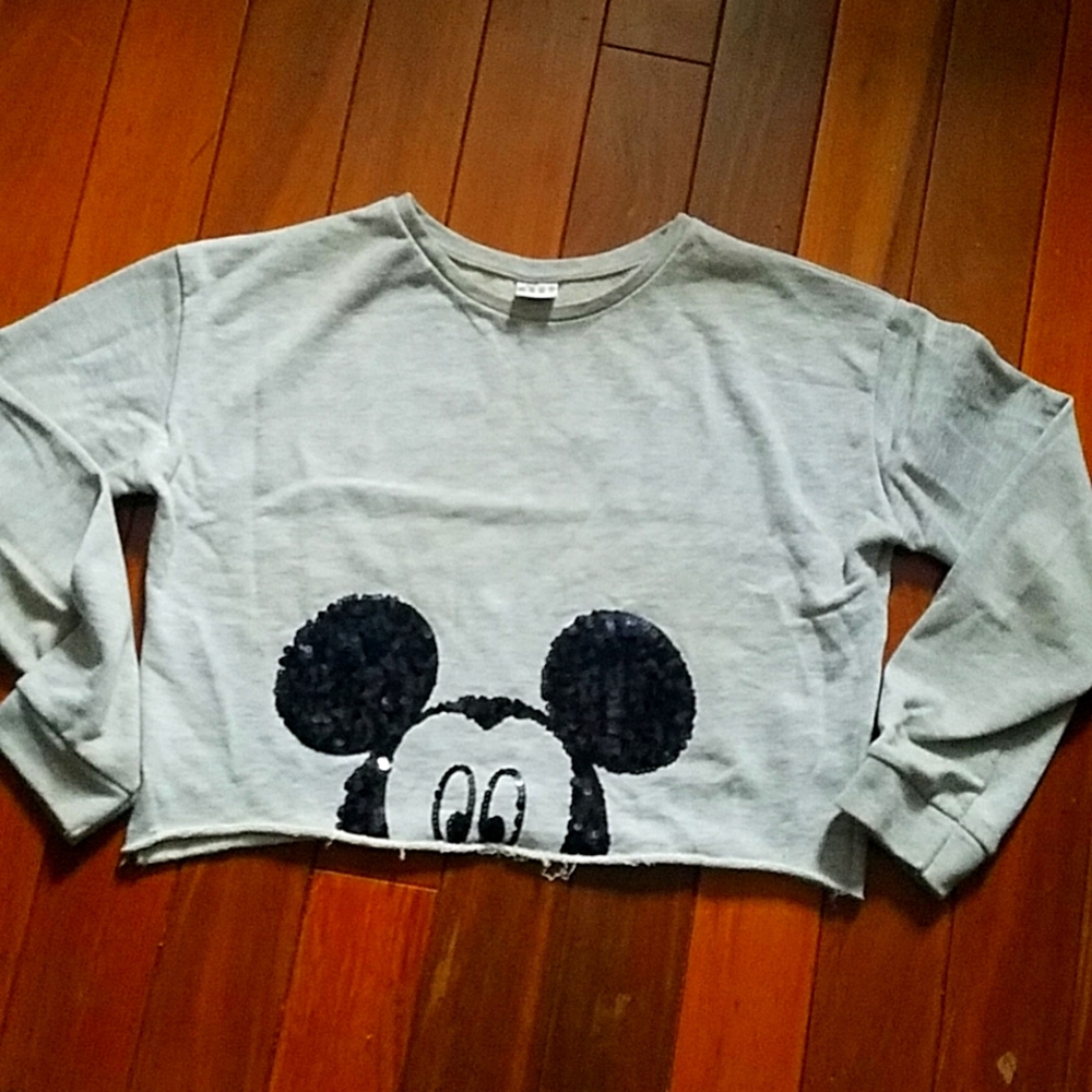 Disney cropped sweatshirt